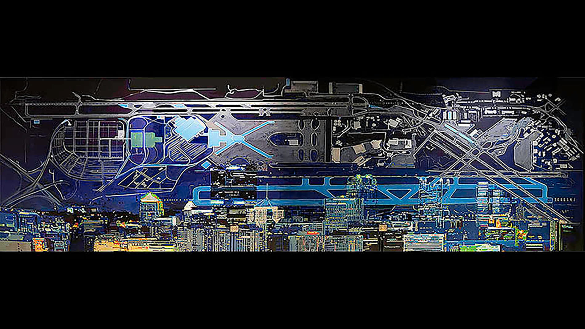 Sandy Kessler Kaminski, Workers Mural at Pitt Airport