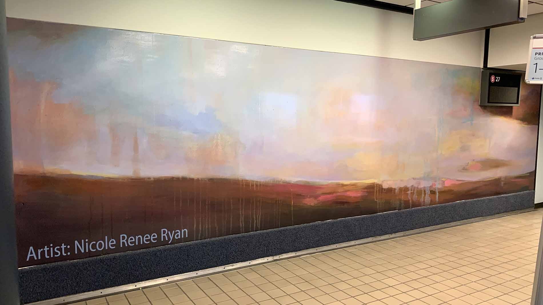 Nicole Ryan, Pittsburgh Airport Mural