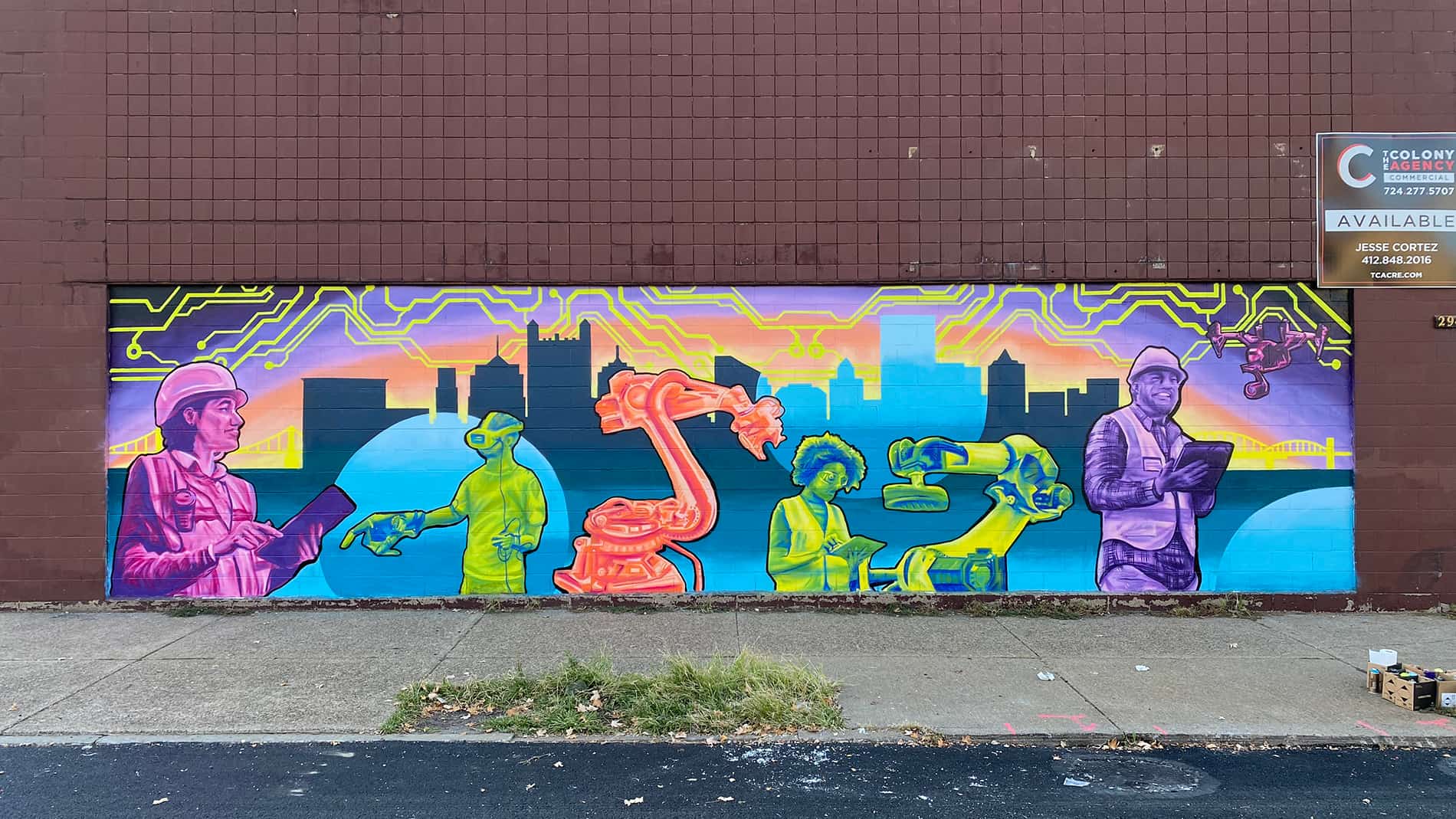 Emily Paige Armstrong, Mural for NEC