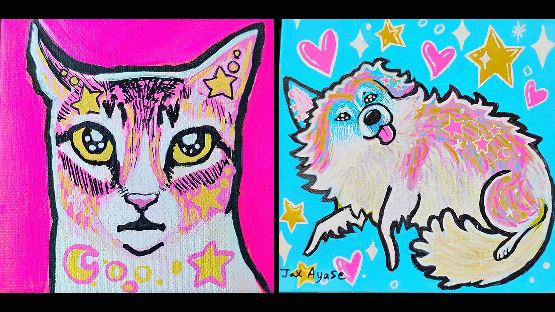 Jax Ayase, Pet Caricatures