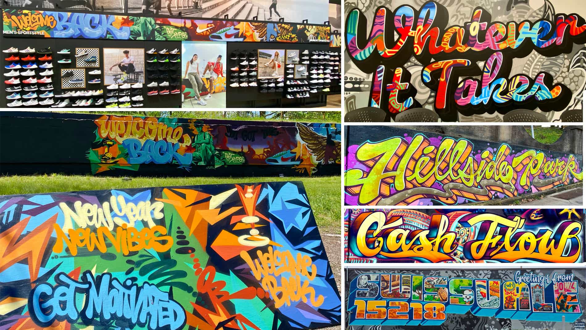 Shane Pilster, Professional letters collage