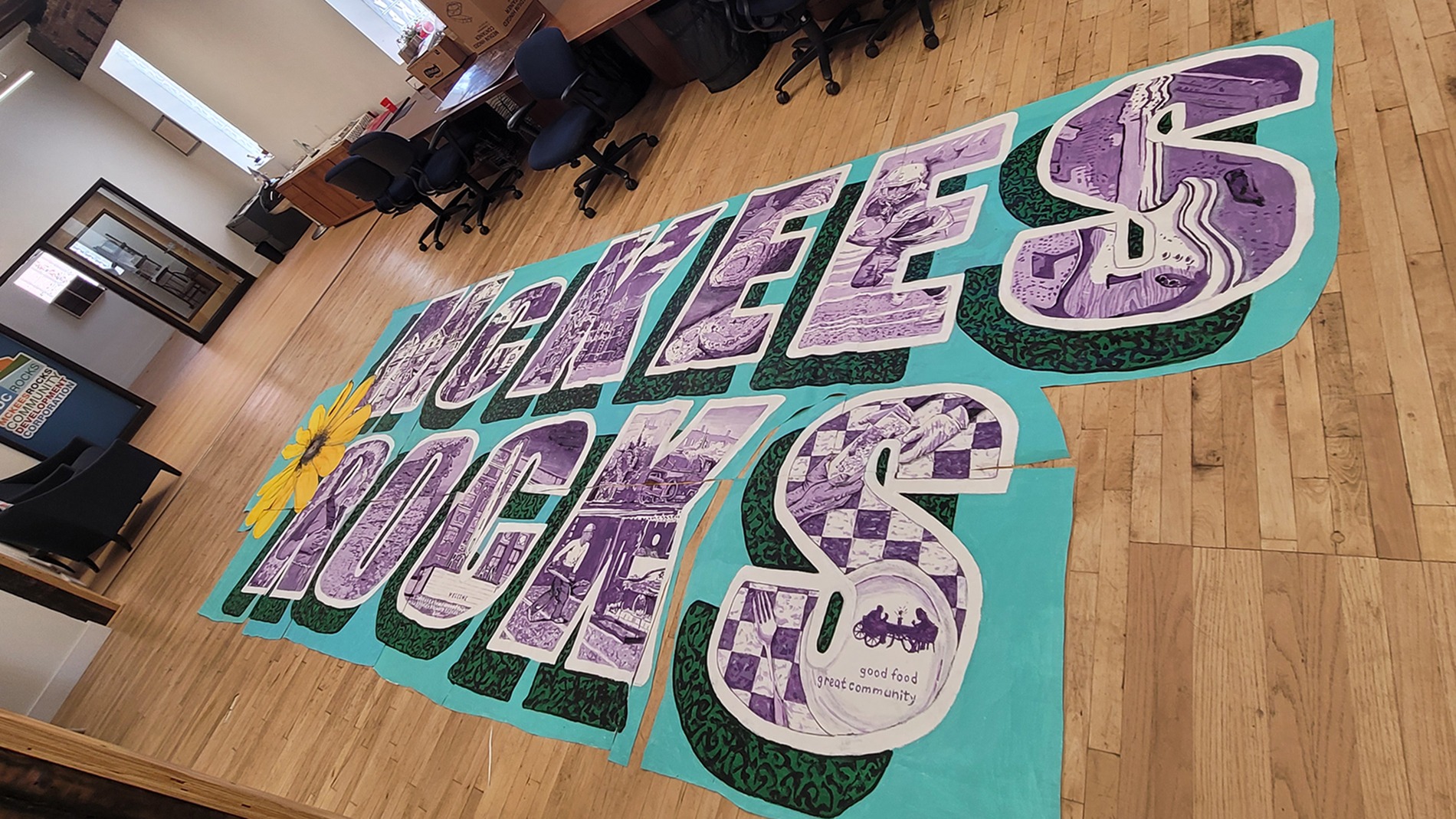 Mary Sue Flick, McKees Rocks Trestle Mural