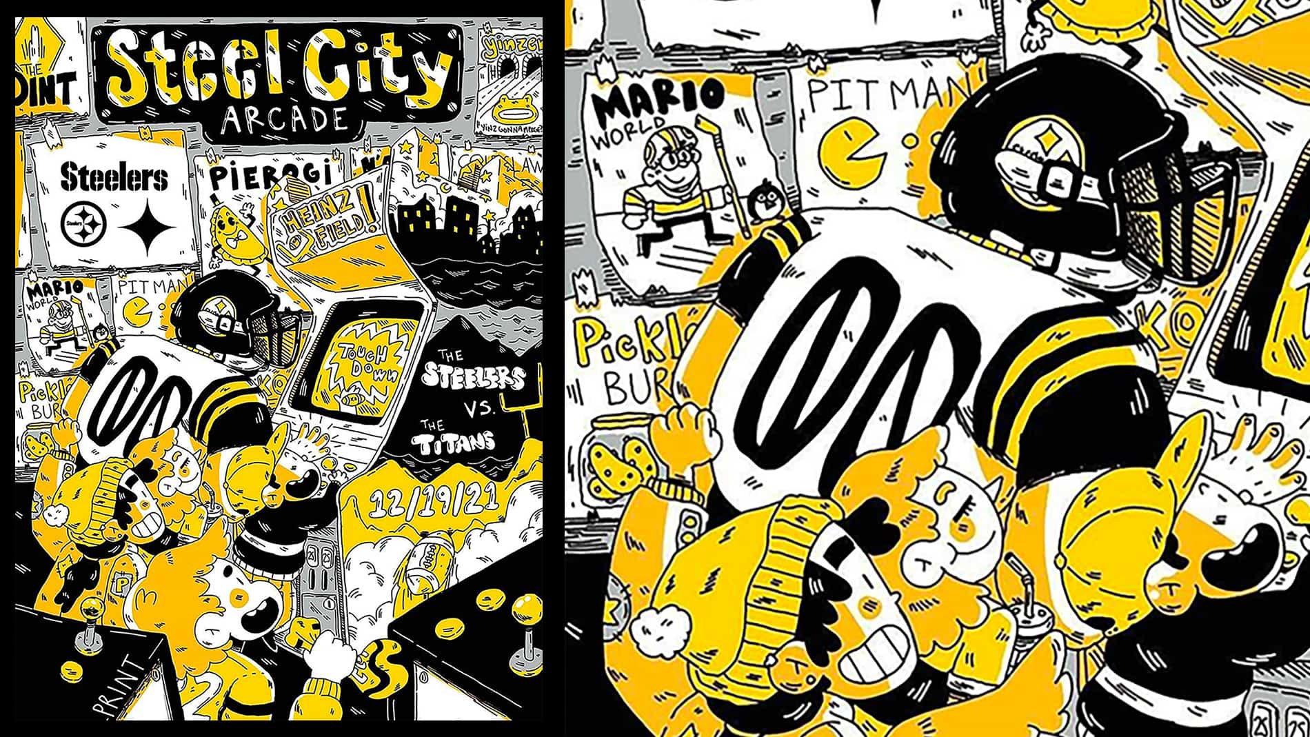 Angela Oddling, Steelers