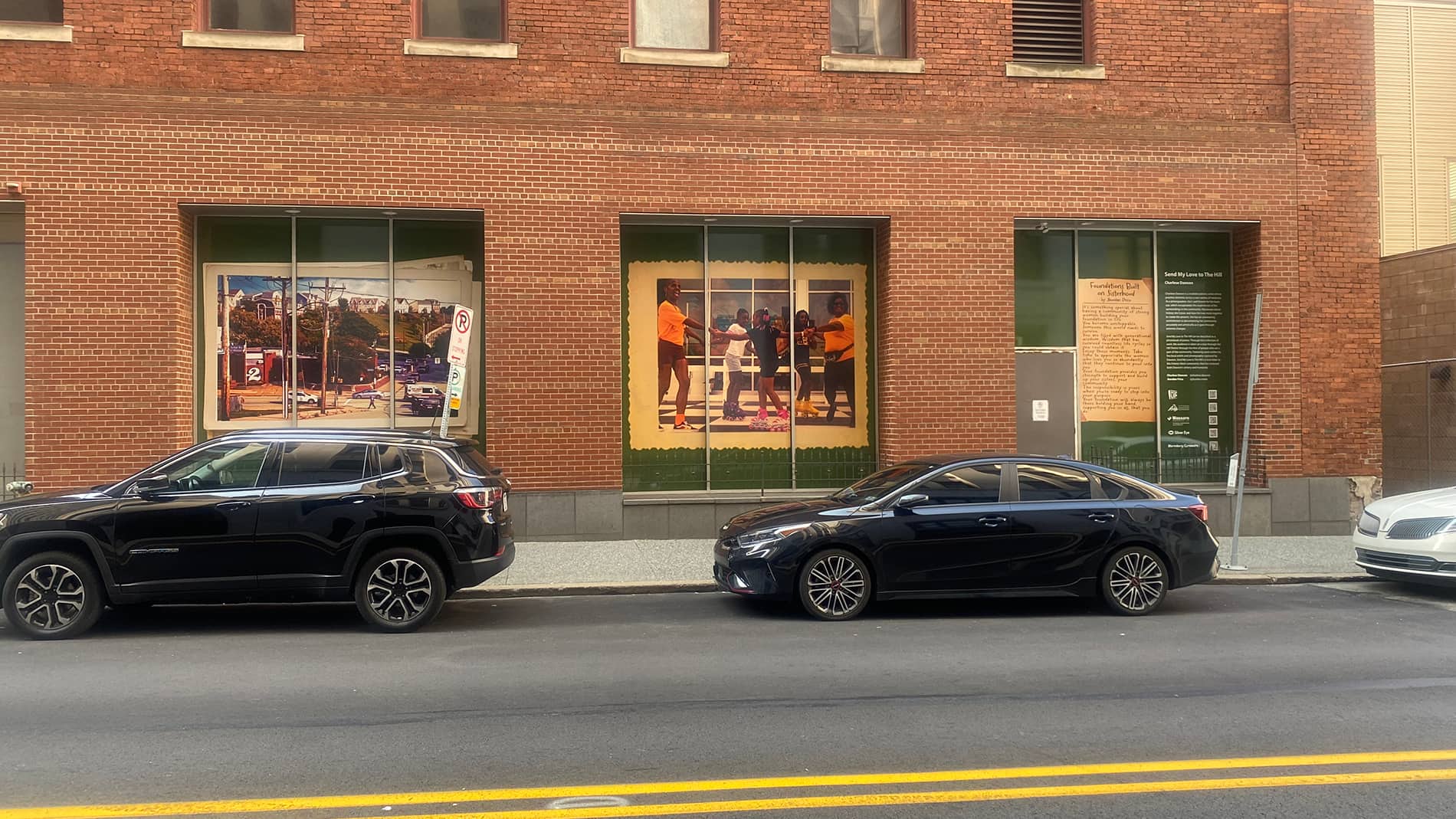 Charlese Dawson, Send My Love to the Hill Downtown Installation